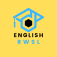 Logo of English RWSL set against a bright yellow backdrop, symbolizing the website's branding.